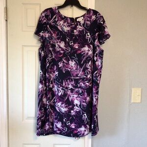 💲5️⃣,7️⃣&🔟Sale Rachel Zoe purple black floral dress 2X